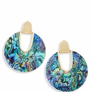 Kendra Scott Diane Statement Earrings Abalone Shell